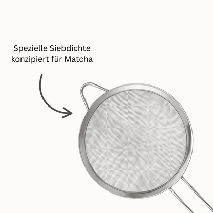 Matchasieb Edelstahl