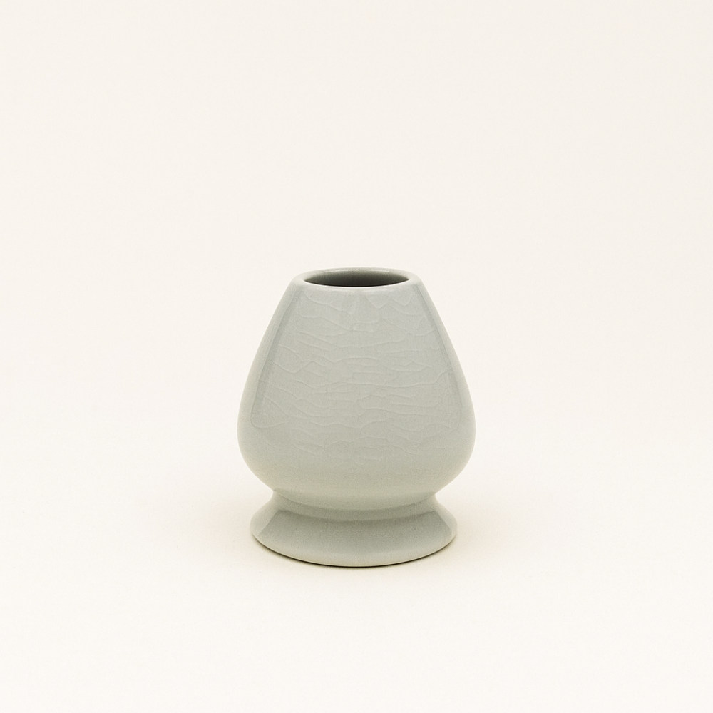 Matchabesenhalter Chasentate Weiß